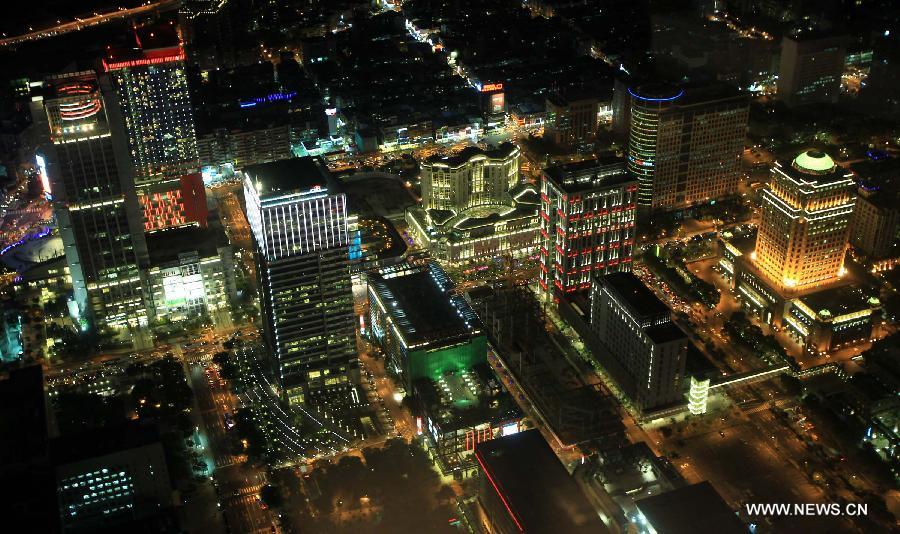  Photo taken on Aug. 19, 2011 shows a view in Taipei, southeast China&apos;s Taiwan. [Xinhua]