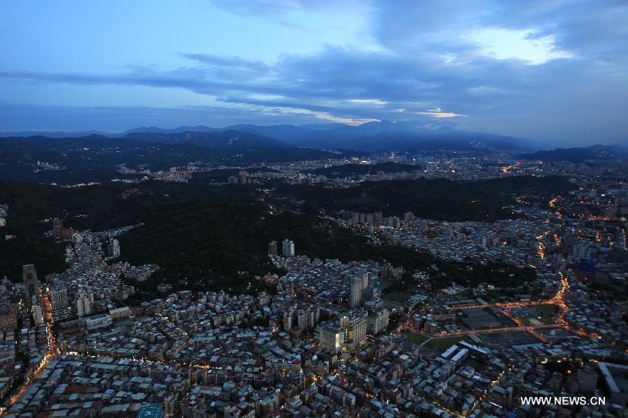  Photo taken on Aug. 19, 2011 shows a view in Taipei, southeast China&apos;s Taiwan. [Xinhua]