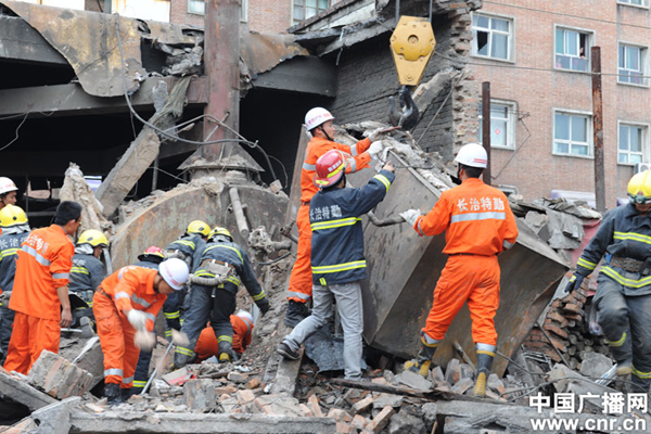 Three people were killed and 17 others injured, two severely, after a blast ripped through a boiler room in a hospital in northern Chinese city of Changzhi on August 19, 2011.