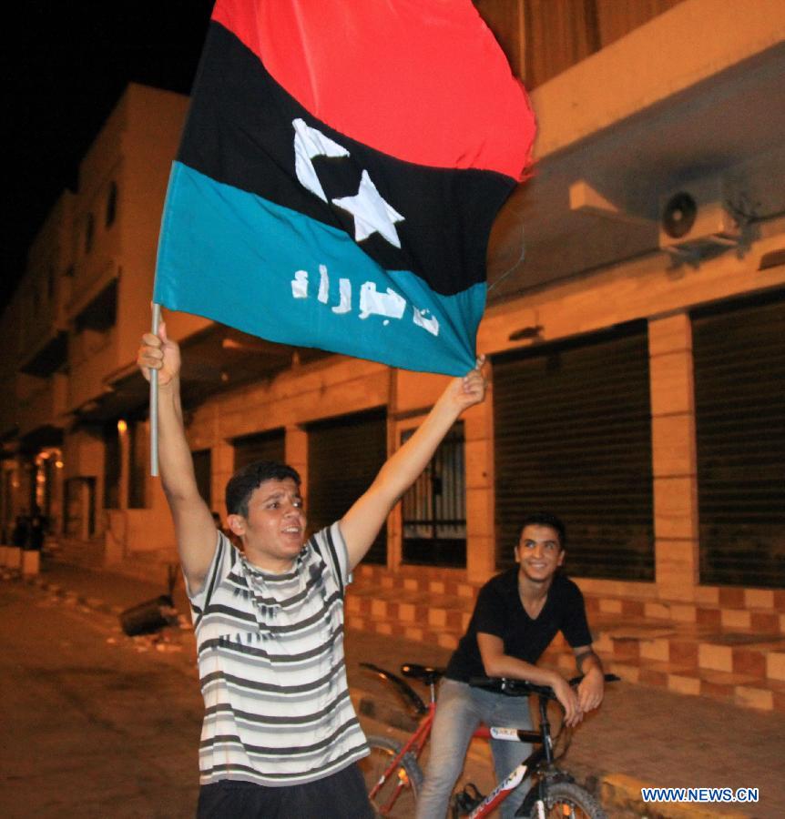 LIBYA-TRIPOLI-REBELS-CELEBRATION