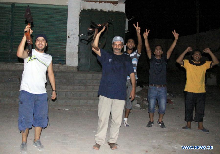 LIBYA-TRIPOLI-REBELS-CELEBRATION