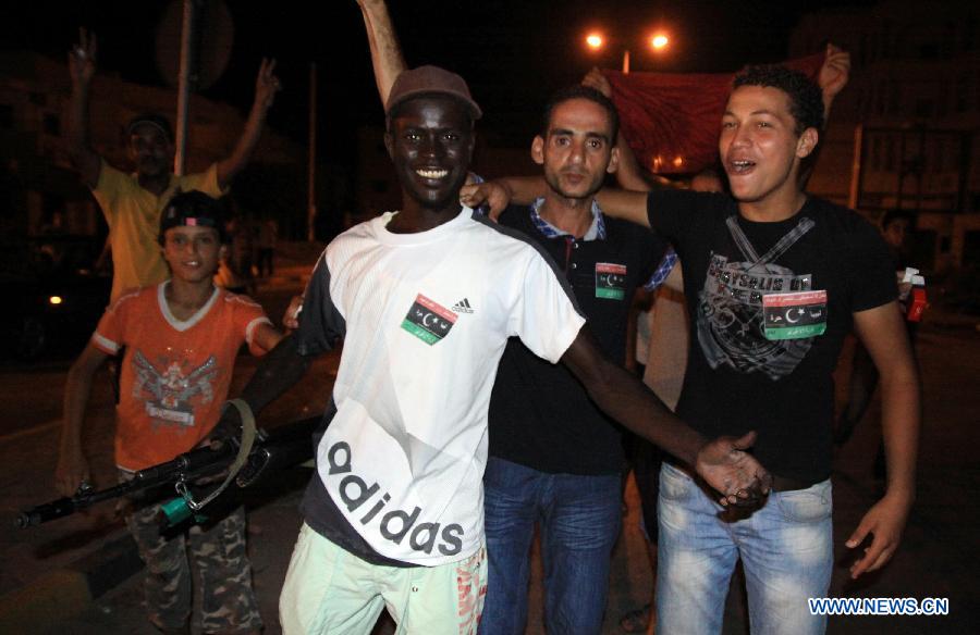 LIBYA-TRIPOLI-REBELS-CELEBRATION