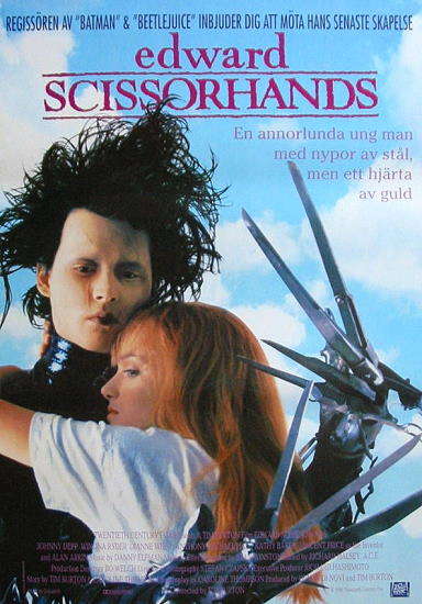 Edward Scissorhands, one of the 'Top 10 sci-fi and fantasy movies of all time' by China.org.cn.