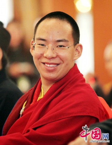 The 11th Panchen Lama, Bainqen Erdini Qoigyijabu.[File photo] 