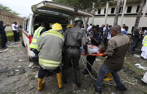 Explosion hits UN building in Nigeria's capital