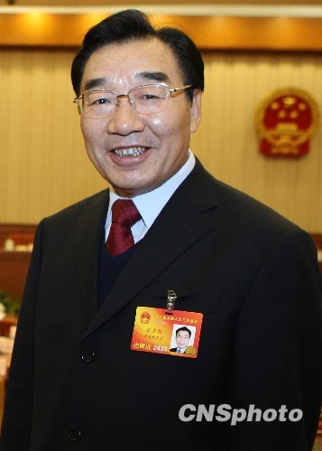 File photo: Zhang Qingli, former chief of the Tibet regional committee of the Communist Party of China (CPC)