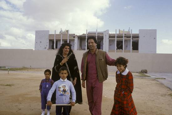 Libyan leader Muammar Gaddafi and his family [Qianjiang Evening Paper]