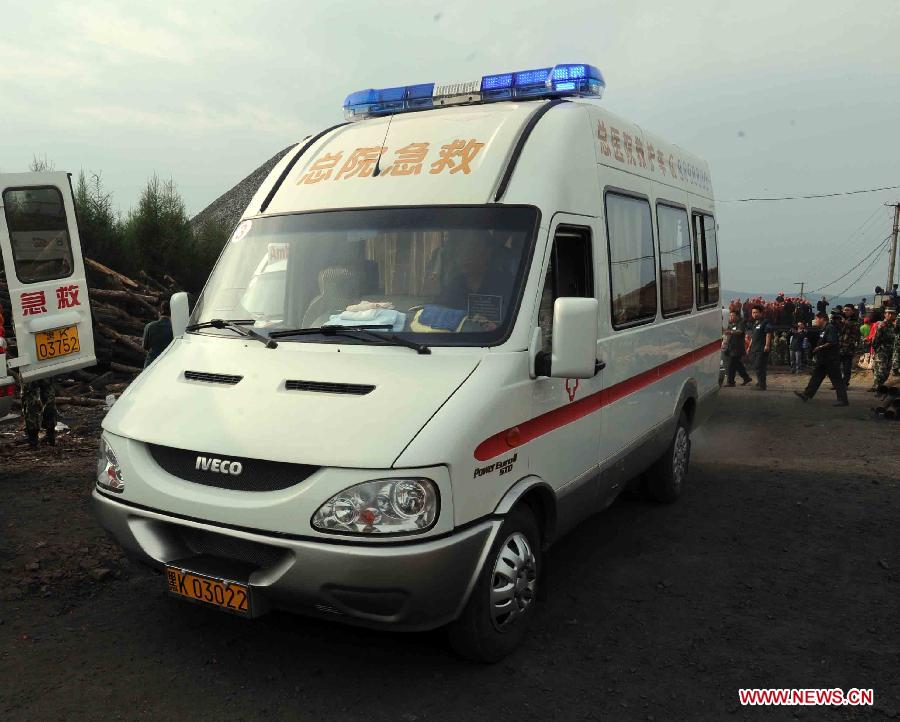 CHINA-HEILONGJIANG-QITAIHE-TRAPPED MINERS-RESCUE (CN)