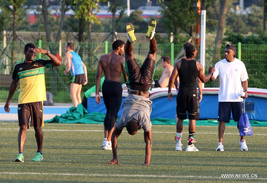 SOUTH KOREA-DAEGU-IAAF-WORLD CHAMPIONSHIPS-DAY 5-TRAINING