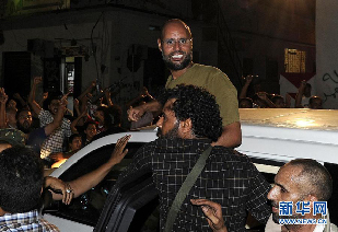 Saif al-Islam, the second son of toppled Libyan leader Muammar Gaddafi 