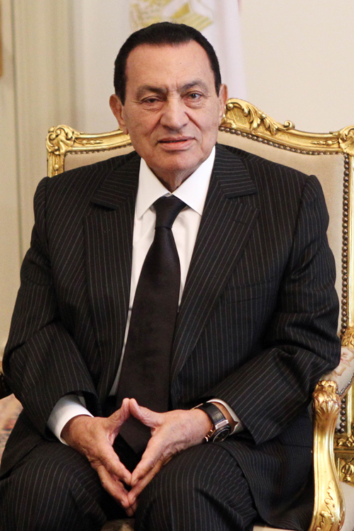 Former Egyptian President Hosni Mubarak 