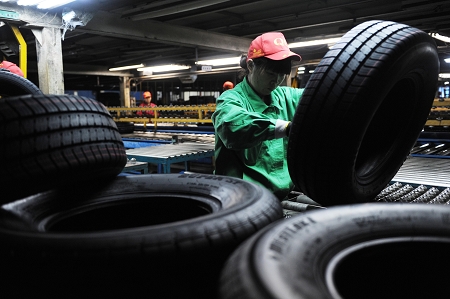 US tire imports from China declined by nearly 24 percent in 2010 compared to 2009 and further declined by 6 percent in the first half of 2011. 