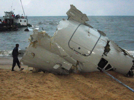  Gabon air disaster. [File photo]