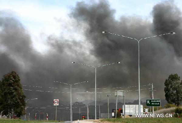 AUSTRALIA-CANBERRA-FIRE