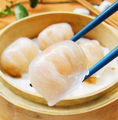 Shrimp dumplings, one of the 'top 10 famous Guangzhou dim sums' by China.org.cn.