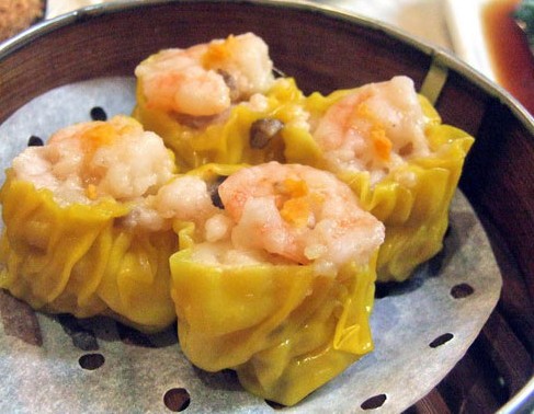 Steamed pork dumplings, one of the 'top 10 famous Guangzhou dim sums' by China.org.cn.