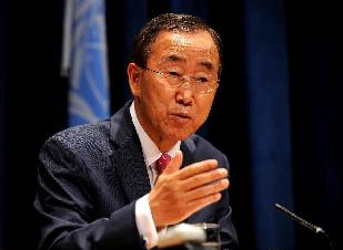 UNITED NATIONS-BAN KI-MOON-PRESS CONFERENCE