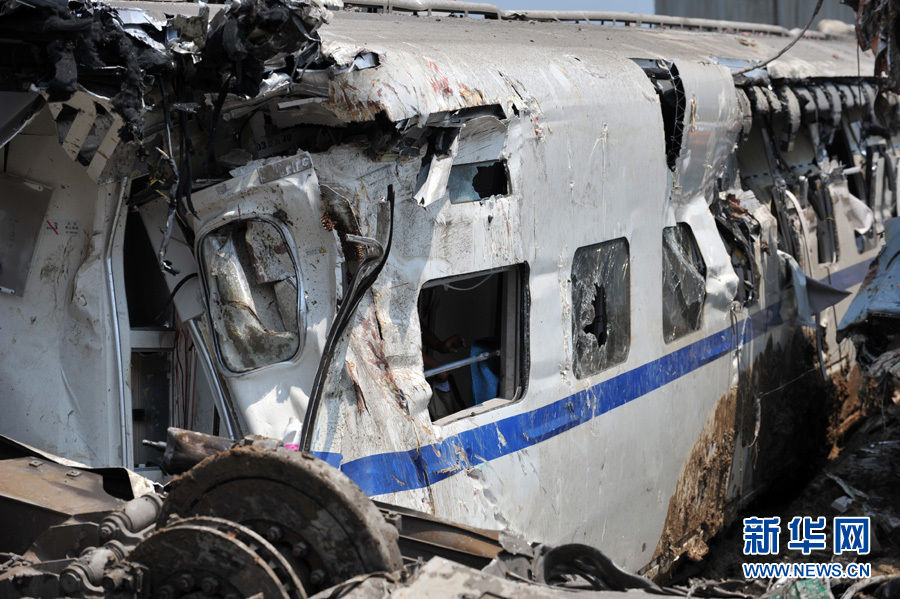 A deadly high-speed train crash occured in July, killing at least 40 passengers. [File photo] 