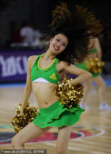 Basketball babes cheer for Asian championship