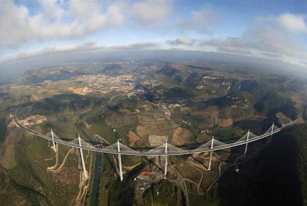 Millau Viaduct, one of the 'top 11 world's most incredible bridges' by Forbes.