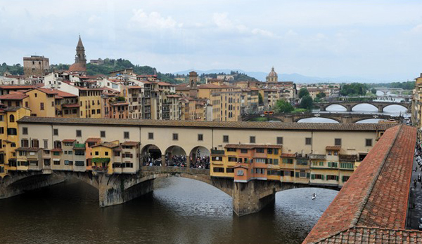 Ponte Vecchio, one of the 'top 11 world's most incredible bridges' by Forbes.