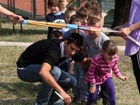 Tennis champion Novak Djokovic visited a preschool in Serbia as part of his role as an ambassador for UNICEF.