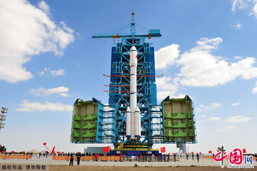 China's first space lab module Tiangong-1 is scheduled to be launched between 9:16 p.m. and 9:31 p.m. Thursday at the Jiuquan Satellite Launch Center in northwest China.