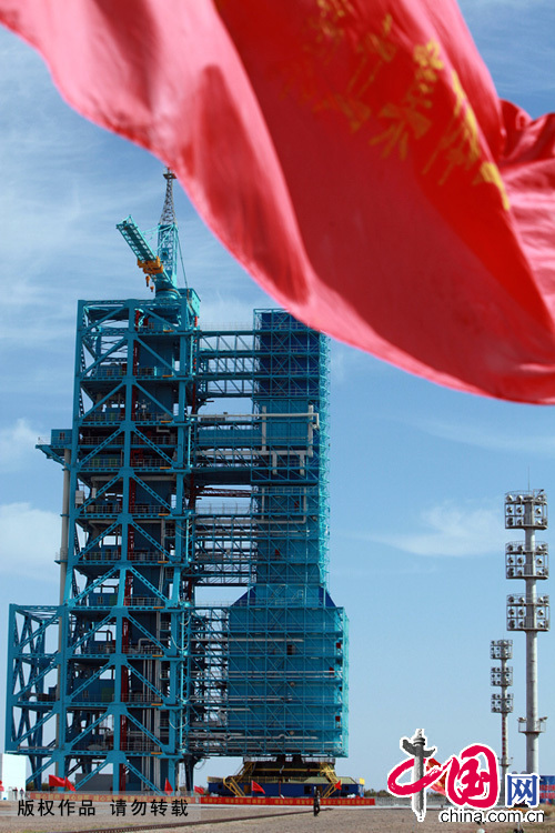 9月29日，天宫一号发射前所有准备工作就绪。图为天宫一号发射场。 中国网 杨佳/摄