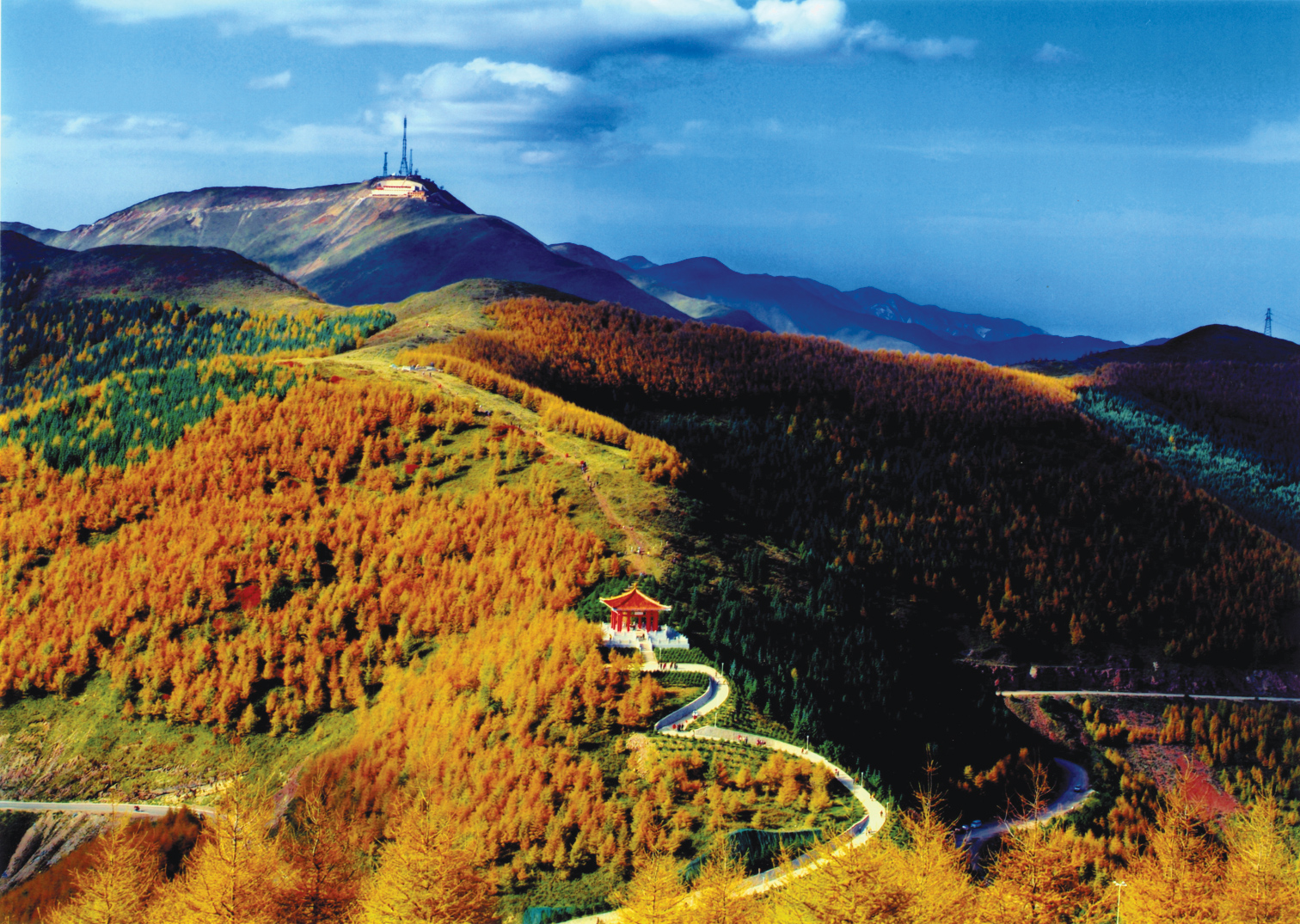 Liupan Mountain in Autumn