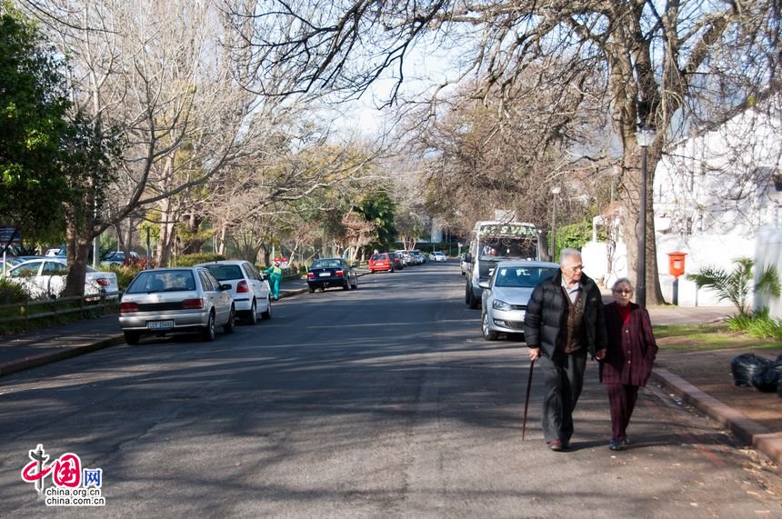 A glimpse at the campus of Stellenbosch Univeristy in winter [Maverick Chen / China.org.cn]