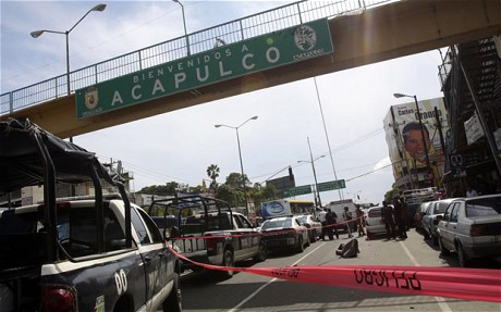 In recent years Acapulco has turned into a battleground in Mexico's increasingly violent drug war. [Reuters]