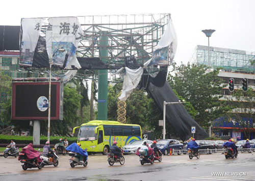 Tropical Storm Brings Downpours to S. China