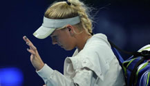 Wozniacki out of China Open