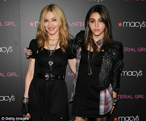 Madonna has been known to copy the fashion style of her teenage daughter, Lourdes. [Agencies]