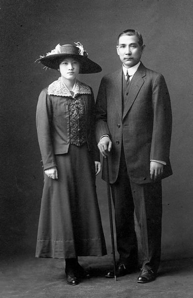 Sun Yat-sen and his wife Soong Ching-ling