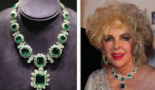 elizabeth taylor bulgari emerald necklace