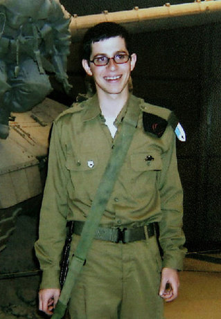 Israeli soldier Gilad Shalit who was taken away by Palestinian militants in June 2006 [File photo]
