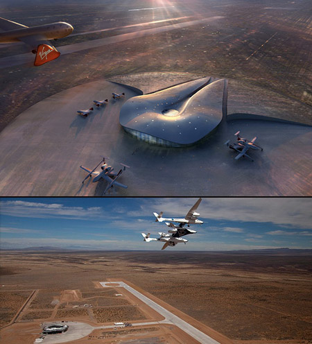 British billionaire Richard Branson's Virgin Galactic will stage its commercial space tourism venture from Spaceport America in New Mexico desert. [Agencies]