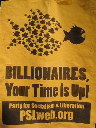 Billionaires, your time is up! 超级富翁，你们就要完蛋了！