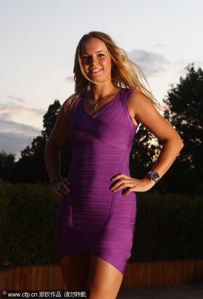 Caroline Wozniacki of Denmark poses for a photo during previews for the WTA Championships 2011 on October 23, 2011 in Istanbul, Turkey.