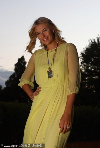 Maria Sharapova of Russia poses for a photo during previews for the WTA Championships 2011 on October 23, 2011 in Istanbul, Turkey.