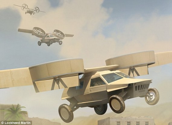 Warcraft of the future: The military's Transformer TX will look like a 'flying Humvee' and be able to take off and land vertically while being capable of all-terrain driving.