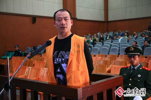 Zheng Chunyun went on trial Tuesday.[Photo/Yunnan.cn]