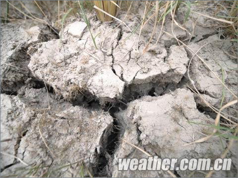 A dry farmland in Guidzhou Province. The State Council approved a national plan on Nove. 2 listing steps to be taken during the next decade to prevent droughts.