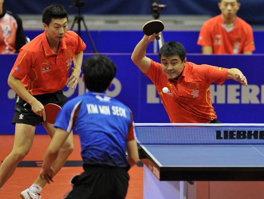 GERMANY-MAGDEBURG-TABLE TENNIS-2011 WORLD TEAM CUP