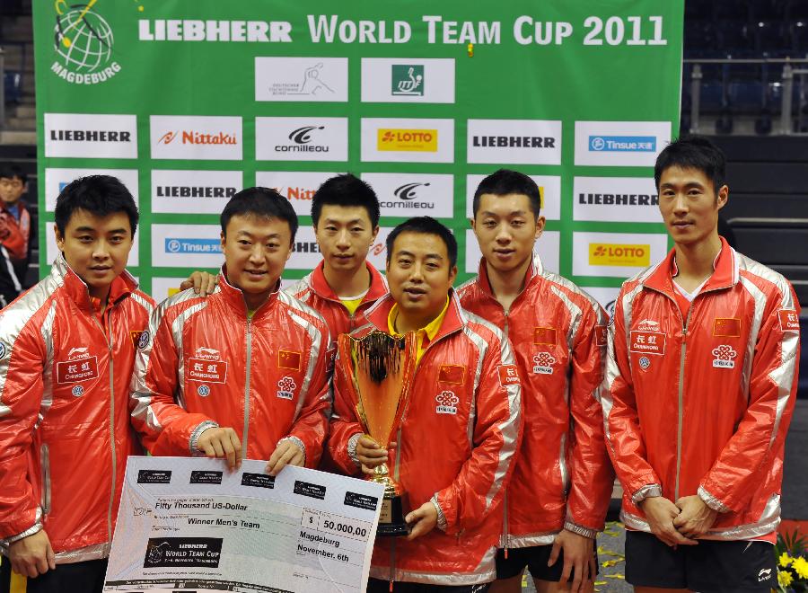 GERMANY-MAGDEBURG-TABLE TENNIS-2011 WORLD TEAM CUP