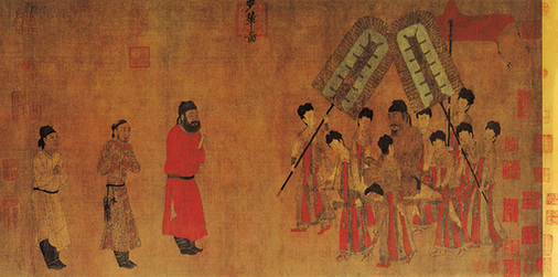 Emperor Taizong Receiving the Tibetan Envoy, one of the 'top 10 most famous Chinese paintings' by China.org.cn.