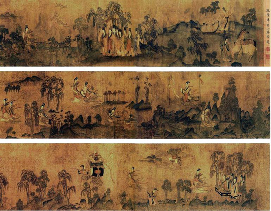 Nymph of the Luo River, one of the 'top 10 most famous Chinese paintings' by China.org.cn.