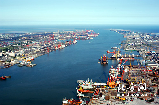 Tianjin Port, one of the 'top 10 ports in China' by China.org.cn.