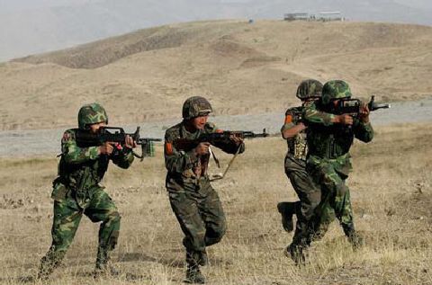 Sino-Pakitani anti-terror drill [File photo] 
